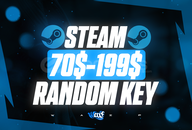 ☘️[70$ - 200$] Steam Random CD Key
