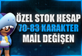 ⭐️ÖZELSTOK⭐70-83 Karakter Garanti Mail Değişen