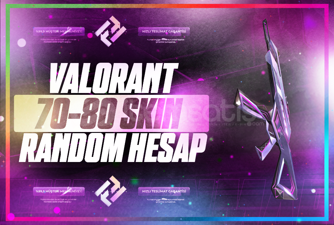 ⭐|70-80|⭐VALORANT RANDOM HESAP✨ ⭐|70-80|⭐VALORANT RANDOM HESAP✨
