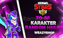 70-88 KARAKTER GARANTI RANDOM HESAP