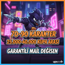 ⭐ [70-90 KARAKTER] | GARANTİLİ MAİL DEĞİŞEN+OTO