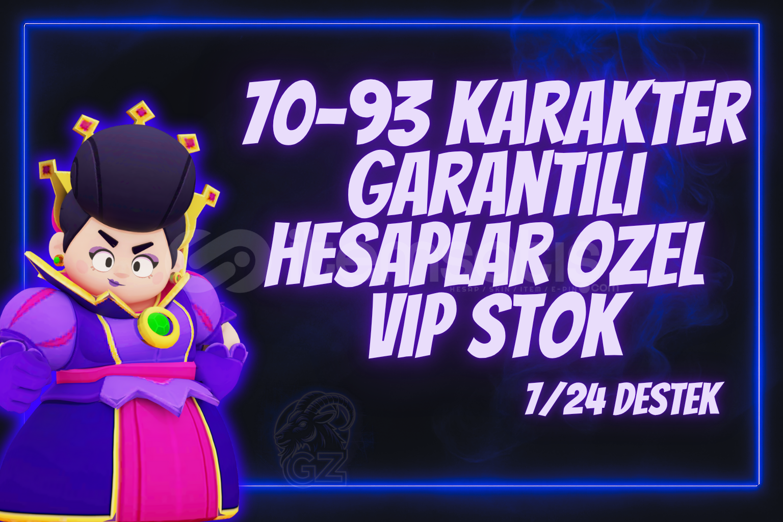 70-93 KARAKTER GARANTILI HESAP VIP STOK 70-93 KARAKTER GARANTILI HESAP VIP STOK