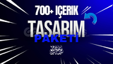 700+ İÇERİKLİ TASARIM PAKETİ / OTO TESLİMAT