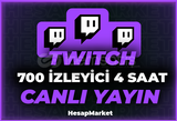 700 ⭐ TWİTCH ⭐ CANLI YAYIN İZLEYİCİ