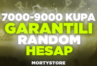 7000-9000 kupa garantili random hesap