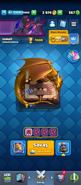⭐️7000 Kupa⭐️114 Kart⭐️3 Evrim⭐️28 ifade⭐️