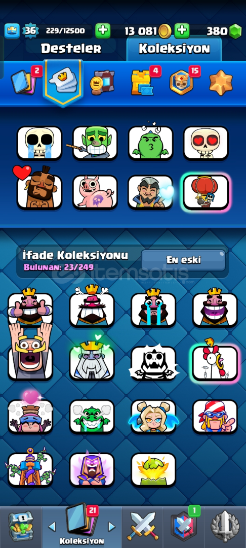 ⭐7000 kupa 7 evrim Clash royale hesap✅ ⭐7000 kupa 7 evrim Clash royale hesap✅