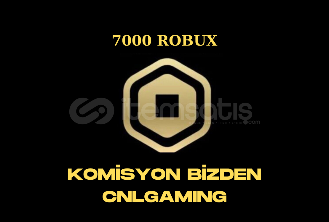 7000 ROBUX Oyun Geçişi - KOMİSYON BİZDEN 7000 ROBUX Oyun Geçişi - KOMİSYON BİZDEN