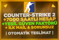 ⭐️7000+ SAAT CS2 STEAM HESABI +İLK MAİL⭐️