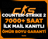 ☢️7000+ SAAT CS2 | STEAM HESABI | İLK MAİL
