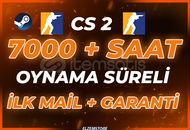 ⭐7000+ SAAT CS2 STEAM HESAP⭐ +İLK MAİL❤️