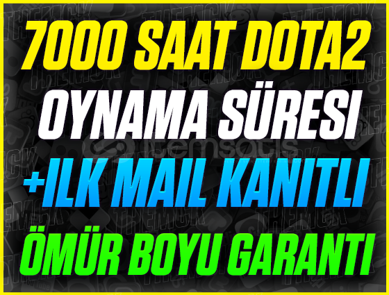 ⭐️7000+ SAAT DOTA 2 STEAM❤️+İLK MAİL❤️ ⭐️7000+ SAAT DOTA 2 STEAM❤️+İLK MAİL❤️