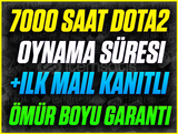 ⭐️7000+ SAAT DOTA 2 STEAM❤️+İLK MAİL❤️