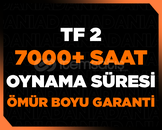 ☢️7000+ SAAT TF 2 STEAM☢️GARANTİ