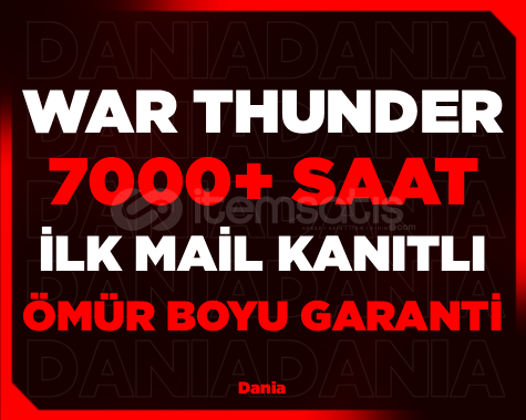 ⭐7000+ SAAT WAR THUNDER⭐İLK MAİL ⭐7000+ SAAT WAR THUNDER⭐İLK MAİL