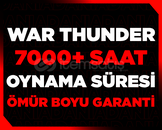 ☢️7000+ SAAT WAR THUNDER STEAM☢️GARANTİ