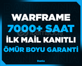 ⭐7000+ SAAT WARFRAME⭐İLK MAİL