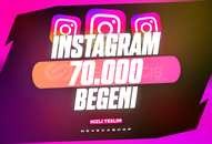 ⭐70.000 İnstagram Beğeni - 1 Ay (GARANTİ)⭐