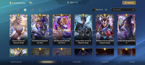 701 Kostüm 120k koleksiyon puanı 312 level