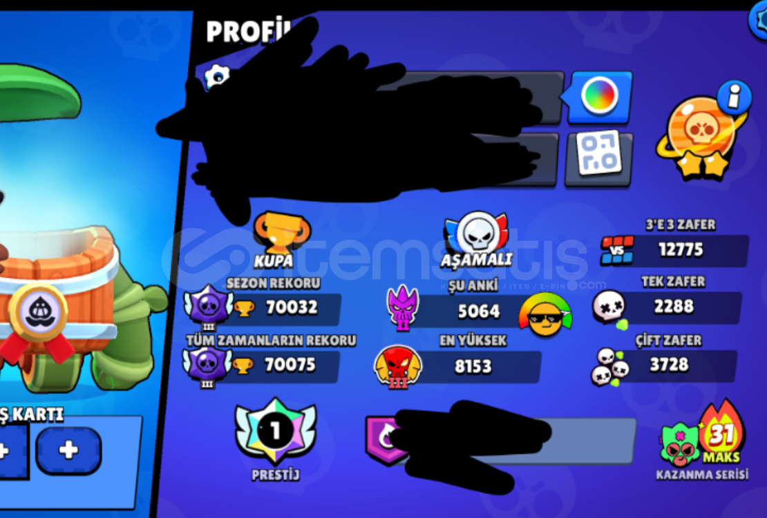 ✨70K | EFSA 3 | SATÜRN 2 | 9000+ TL HARCAMA✨ ✨70K | EFSA 3 | SATÜRN 2 | 9000+ TL HARCAMA✨