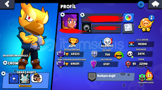 70k kupa 276 köstümlü bs +9k kupa 11 evrimli cr 70k kupa 276 köstümlü bs +9k kupa 11 evrimli cr