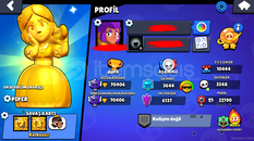 70k kupa 282 köstümlü bs +9k kupa 11 evrimli cr