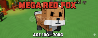 ⭐ 70KG TİTANİC MEGA RED FOX[GROW A GARDEN]