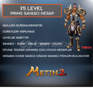 71 LEVEL SAVAŞÇI - TEKRAR BAŞLAMAK İSTEYENE