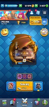 ⭐️ 7120 Kupa ⭐️ 116 Kart ⭐️ 4 Evrim ⭐️
