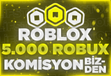 (7143) 5000 Robux Komisyon Bizden