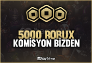⭐ [7150] 5000 Robux - KOMİSYON BİZDEN ✨
