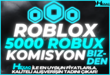 ⭐️(7143) 5000 ROBUX |✅KOMİSYON ÖDENİYOR