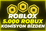 ⭐️(7144) 5000 ROBUX |✅KOMİSYON ÖDENİYOR