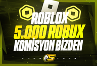 ✨(7145) 5000 Robux - KOMİSYON BİZDEN✨