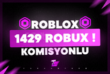 ⚡[1429] 1000 Robux -Komisyon Bizden | ENGELSİZ⚡