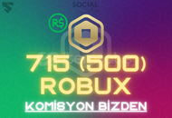 715 (500) Robux - Komisyon Bizden