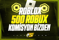 ✨(715) 500 Robux - KOMİSYON BİZDEN✨