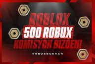 ⭐[715] 500 Robux✅ Komisyon BİZDEN! ✅