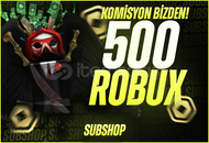 ⭐ (715) 500 Robux + KOMİSYON BİZDEN ⭐