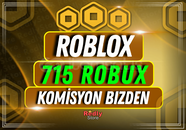 ⭐715⭐ (500) Robux KOMİSYON BİZDEN