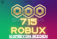 715 (500) Robux - Komisyon Bizden