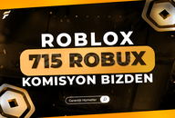 ⚡715⚡ (500) ROBUX KOMİSYON BİZDEN SORUNSUZ