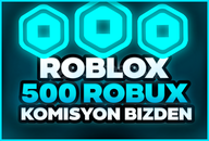 ⭐(715) 500 Robux - KOMİSYON ÖDENİYOR⭐