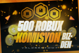 ⭐(715) 500 Robux - KOMİSYON ÖDENİYOR⭐