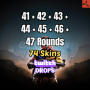 74 Skin Round 41 + 42 + 43 + 44 + 45 + 46 + 47 74 Skin Round 41 + 42 + 43 + 44 + 45 + 46 + 47