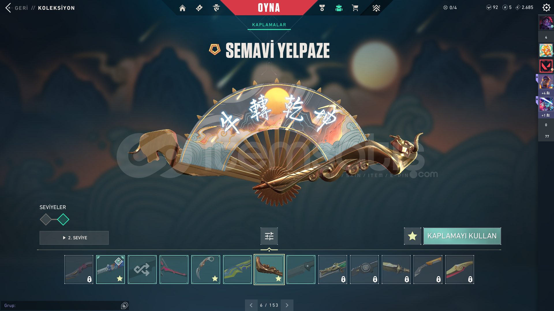 74 Skinli Yoru Kelebek'li RGX'li Efsane Hesap 74 Skinli Yoru Kelebek'li RGX'li Efsane Hesap