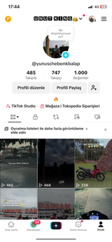 747 takipçili 1k beyenilidir canlı açılıyor