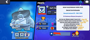 74K Kupalı 219 Kostümlü Brawl Stars Hesabı