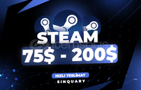 75$ - 200$ Arası Steam Key / Oto - Teslimat