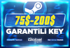 75$ - 200$ Steam Key | Oto Teslimat